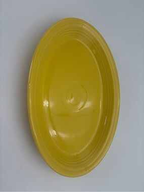 Fiesta by Homer Laughlin Bright Yellow Oval Serving Platter - 13.5”